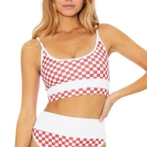 Beach Riot, Red/White checkered bikini